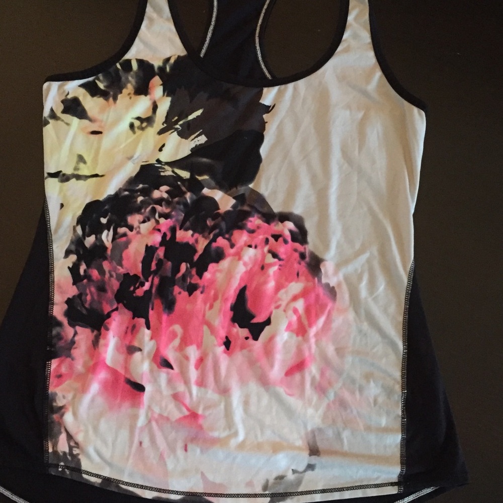 Athleta floral print tank